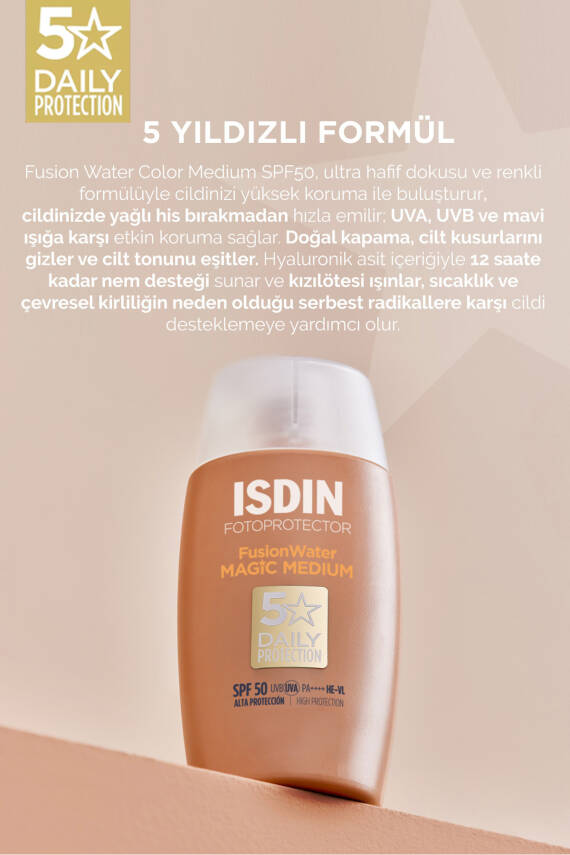 ISDIN Fotoprotector Fusion Water Color Magic Spf50 Medium 50 ml - 2