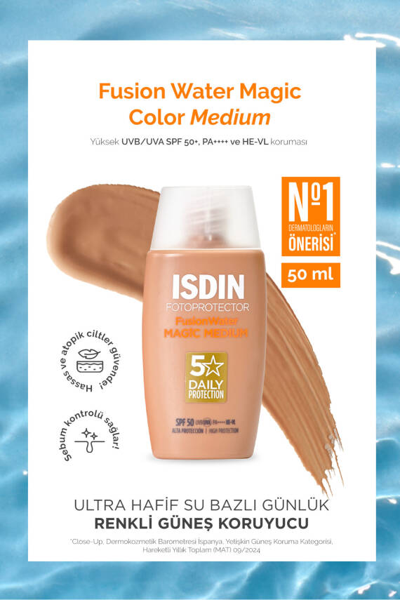 ISDIN Fotoprotector Fusion Water Color Magic Spf50 Medium 50 ml - 1