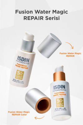 ISDIN Fotoprotector Fusion Water Magic Repair Color Spf 50 50 ml Onarıcı Renkli Yüz Güneş Kremi - 5