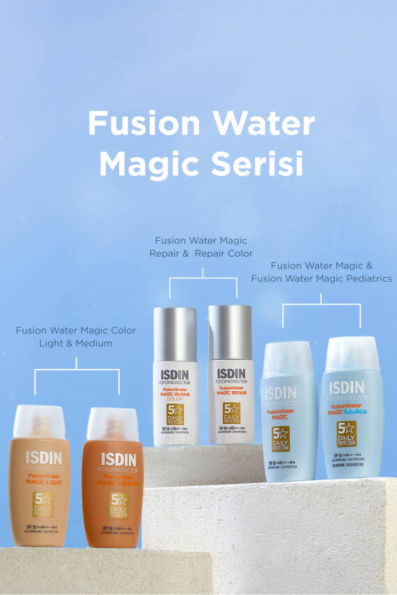 ISDIN Fotoprotector Fusion Water Magic Spf50 50 ml Su Bazlı Ve Iz Bırakmayan Yüz Güneş Kremi - 5
