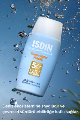 ISDIN Fotoprotector Fusion Water Magic Spf50 50 ml Su Bazlı Ve Iz Bırakmayan Yüz Güneş Kremi - 6