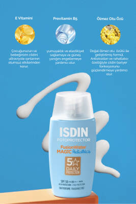 ISDIN Fotoprotector Fusion Water Pediatrics Spf50 50 ml Su Bazlı Çocuk Yüz Güneş Kremi - 4