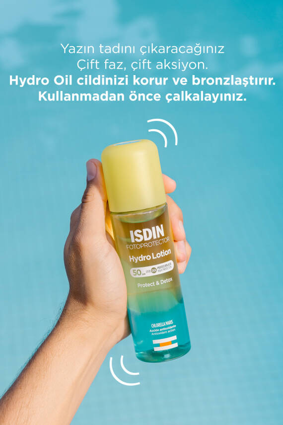 ISDIN Fotoprotector Hydrolotion Spf 50 200ml Nemlendiricili Güneşten Koruyan Vücut Spreyi - 4