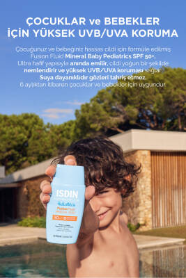 ISDIN Fotoprotector Pediatrics Fusion Fluid Mineral Baby Spf50 50 ml Çocuklar Için Günlük Güneş Kremi - 2