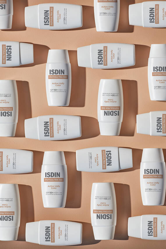 ISDIN Fotoultra 100 Active Unify Color Spf 50 50 ml Leke Karşıtı Su Bazlı Renkli Yüz Güneş Kremi - 5