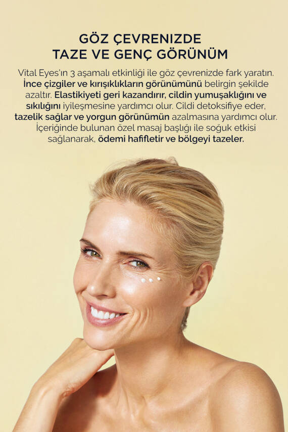 ISDIN Isdinceutics Vital Eyes 15 Gr 15 gr Kırışıklık Karşıtı Göz Çevresi Bakım Kremi - 2