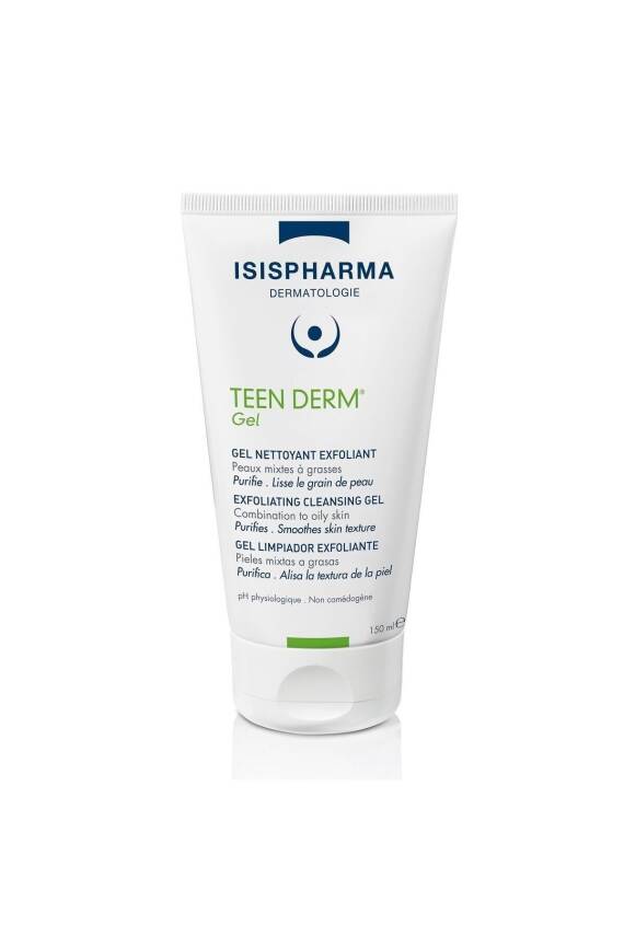 Isis Pharma Teen Derm Gel 150ml Akne Ve Siyah Nokta Eğilimi Gösteren Ciltler Için Temizleme Jeli - 3