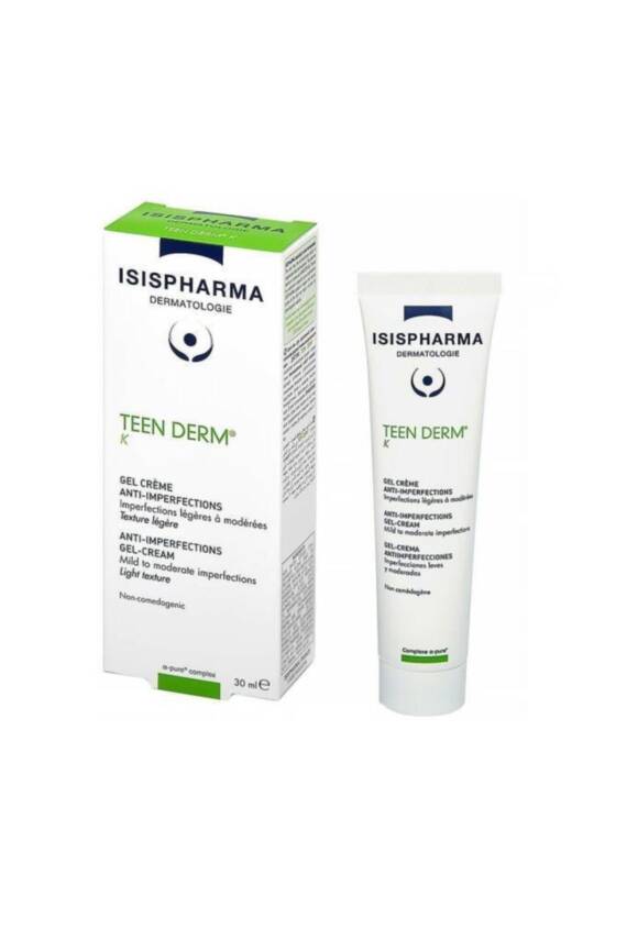 ISISPHARMA Teen Derm K Karma Ve Yağlı Ciltler Için Kusurlara Karşı Jel Krem 30 Ml - 1