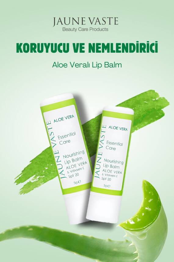 Jaune Vaste Aloe Vera E Vitamini Lip Stick 5 gr - 1