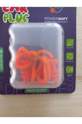 Jaune Vaste Kulak Tıkacı 2'Li İpli Silikon Air Plug Yumuşak Ses ve Suya Dayanıklı Kulak Tıkacı - 3