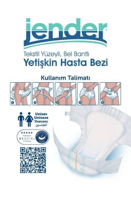 Jender Bel Bantlı Hasta Bezi 30'lu XL 2 Paket - 3