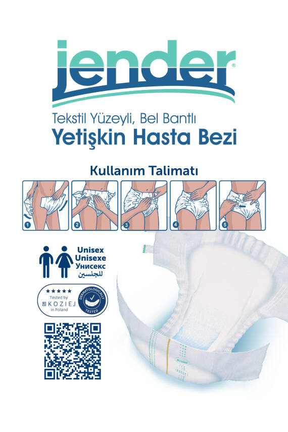Jender Bel Bantlı Hasta Bezi L 30'lu - 3