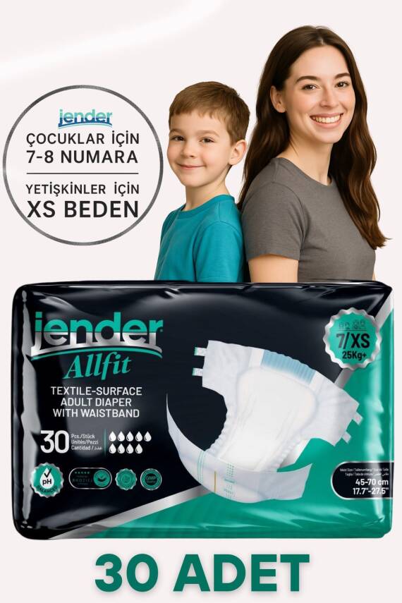 Jender Bel Bantlı Hasta Bezi XS 30'lu - 1