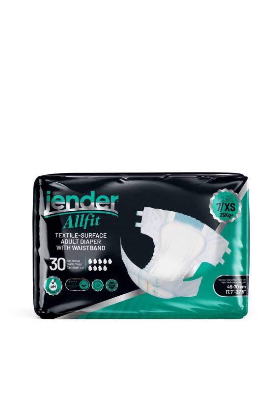 Jender Bel Bantlı Hasta Bezi XS 30'lu x 3 Adet - 7