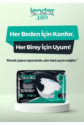 Jender Bel Bantlı Hasta Bezi XS 30'lu x 4 adet - 4