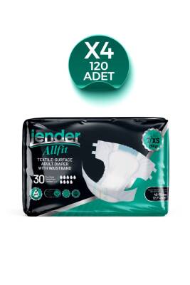 Jender Bel Bantlı Hasta Bezi XS 30'lu x 4 adet - 6