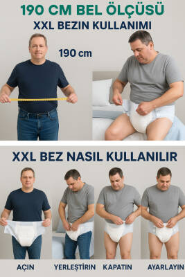 Jender Bel Bantlı Hasta Bezi XXL 20'li 2 Paket - 4