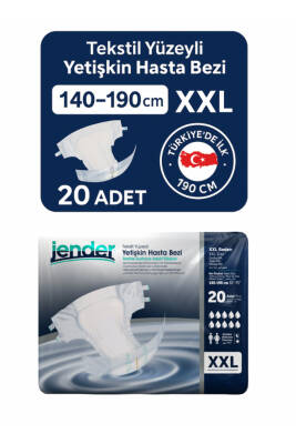 Jender Bel Bantlı Hasta Bezi XXL 20'li 2 Paket - 7