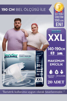 Jender Bel Bantlı Hasta Bezi XXL 20'li - 1