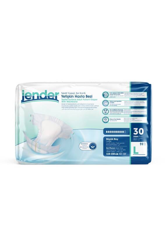 Jender Bel Bantlı L 30'lu 4 Paket 120 Adet - 4