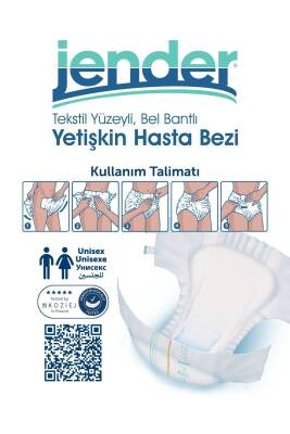 Jender Belbantlı Hasta Bezi XL 30'lu x 4 paket - 3