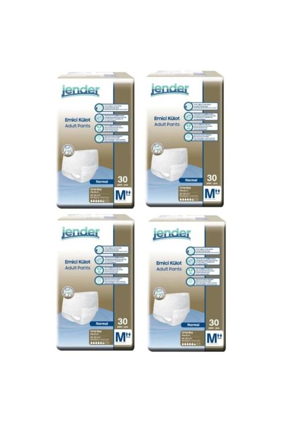 Jender Emici Külot Hasta Bezi Medium 30'lu x 4 adet - 5