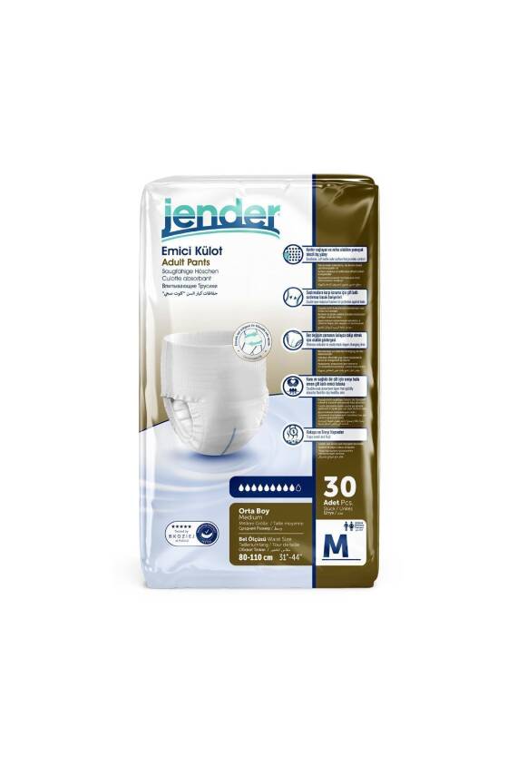 Jender Emici Külot Yetişkin Hasta Bezi Medium 30 Adet - 4