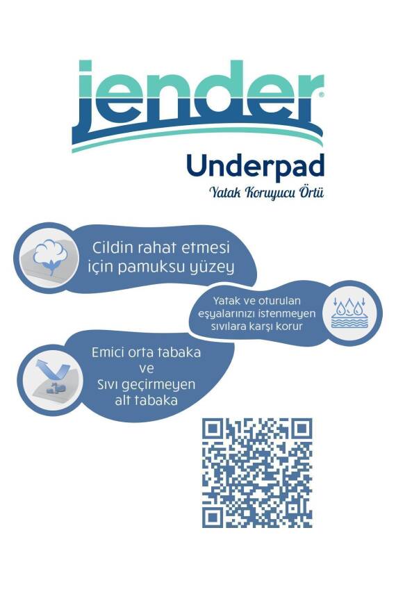 Jender Hasta Altı Serme Bezi 60x90 30'lu x 2 adet - 2
