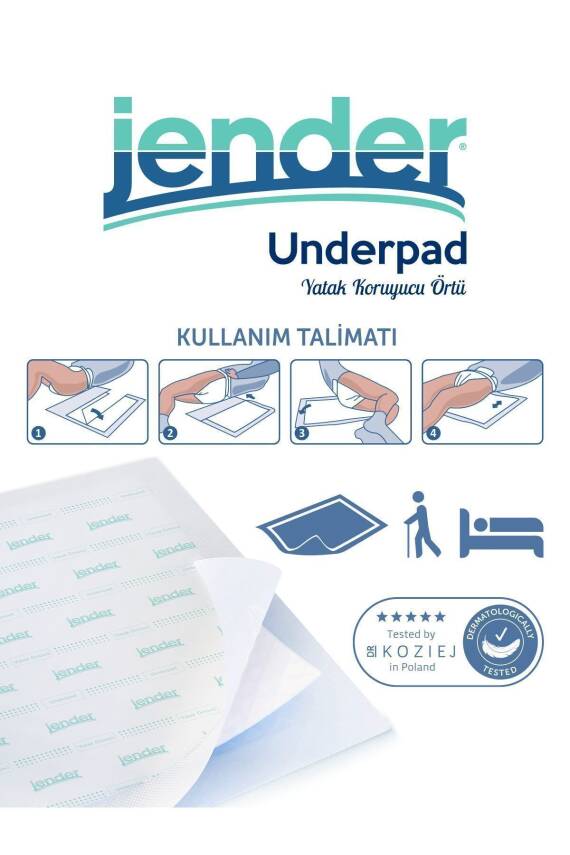 Jender Hasta Altı Serme Bezi 60x90 30'lu x 2 adet - 3
