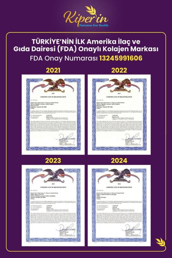 Kiperin %100 Saf ve Doğal Mor & Çoklu Kolajen Peptitleri içeren Lipozomal Teknoloji Diyet Takviyesi (576gr) - 7