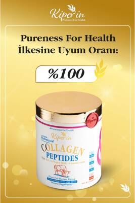 Kiperin %100 Saf Ve Doğal Yüksek Biyoaktif Çift Hidrolize Kolajen Peptitler içeren Diyet Takviyesi(50günlük) - 4