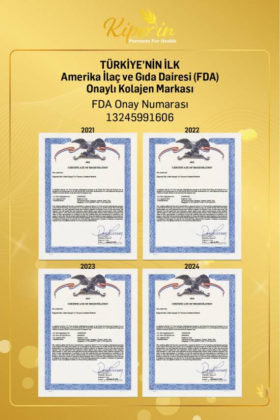 Kiperin %100 Saf Ve Doğal Yüksek Biyoaktif Çift Hidrolize Kolajen Peptitler içeren Diyet Takviyesi(50günlük) - 5