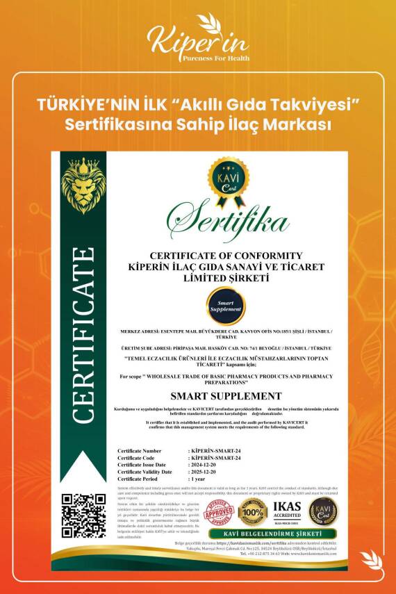 Kiperin Bromelain(2500 GDU) & Papain - Doğal Proteolitik Enzim (30KAPSÜL & 700MG) - 8