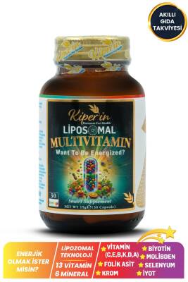 Kiperin Lipozomal Multivitamin 13 Vitamin & 6 Mineral Cilt - Saç - Tırnak & Enerji | Akıllı Gıda Takviyesi - 1