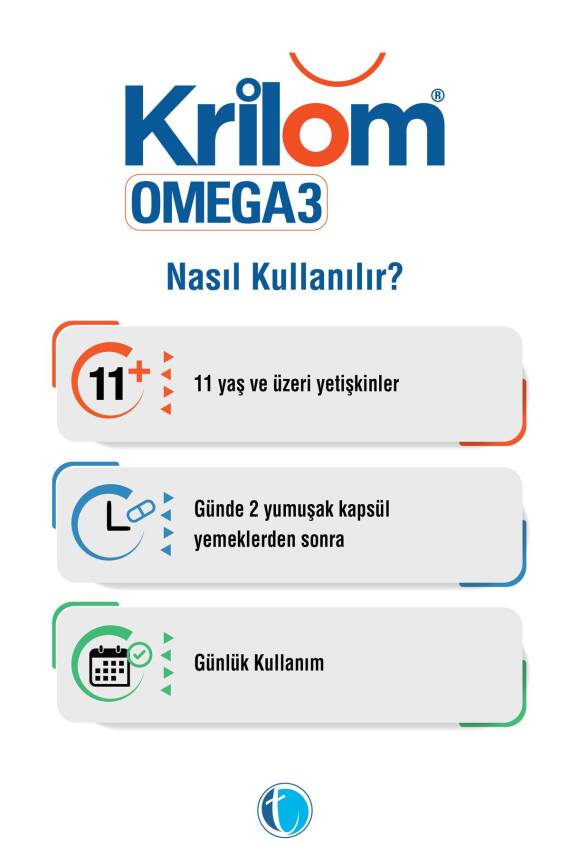 Krilom Omega 3 50 Yumuşak Kapsül Balık Yağı - 3