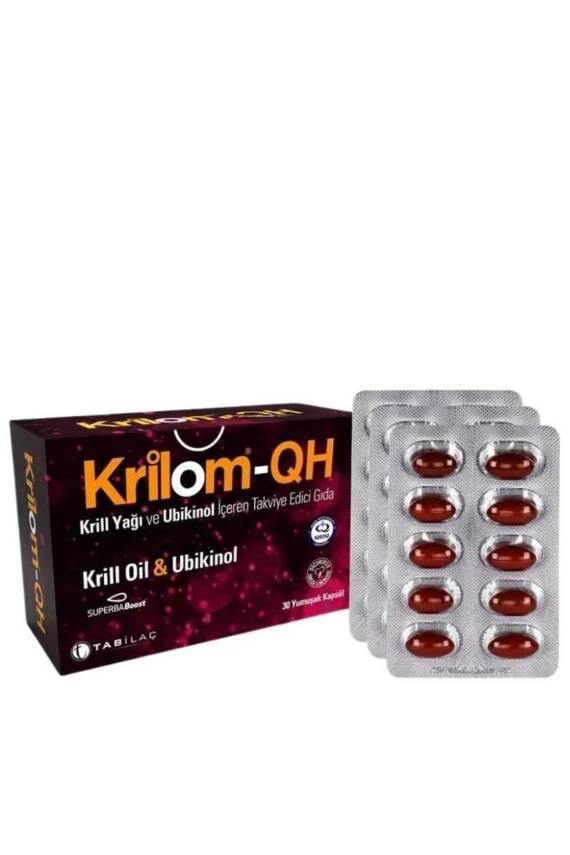 Krilom Qh Krill Oil Ve Ubikinol 30 Kapsül - 2