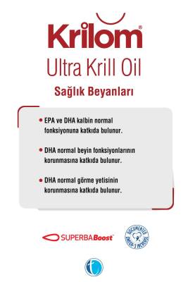 Krilom Ultra Krill Oil 30 Yumuşak Kapsül Krill Yağı Omega 3 - 4
