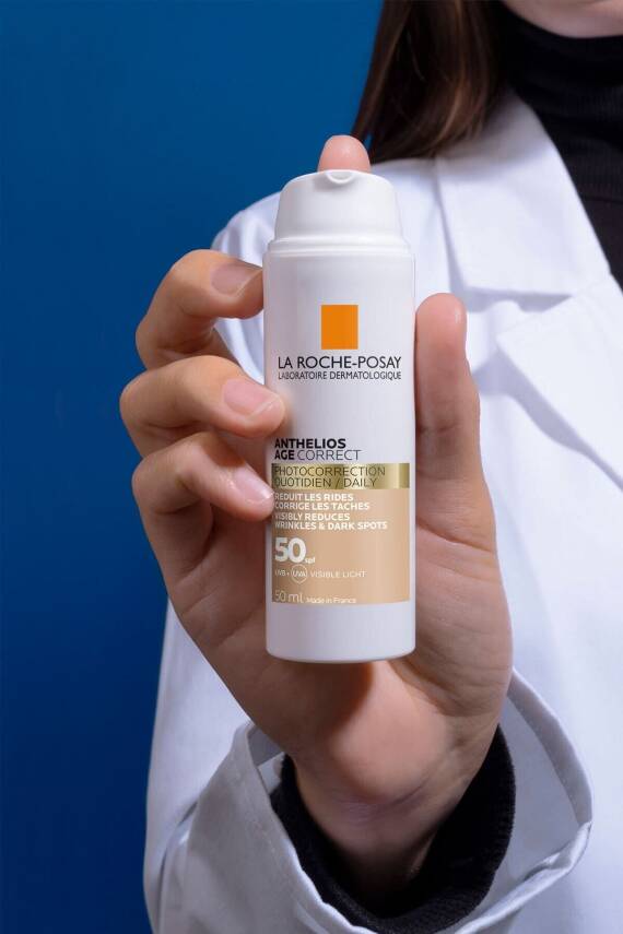 La Roche Posay Anthelios Age Correct Spf50 Renkli Kapatıcı Özelliğe Sahip Yüz Güneş Kremi 50 ml - 3