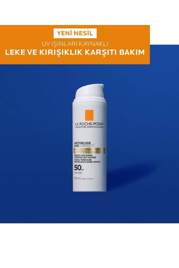 La Roche Posay Anthelios Age Correct SPF50+ Yaşlanma Karşıtı Yüz Güneş Kremi 50 ml - 2
