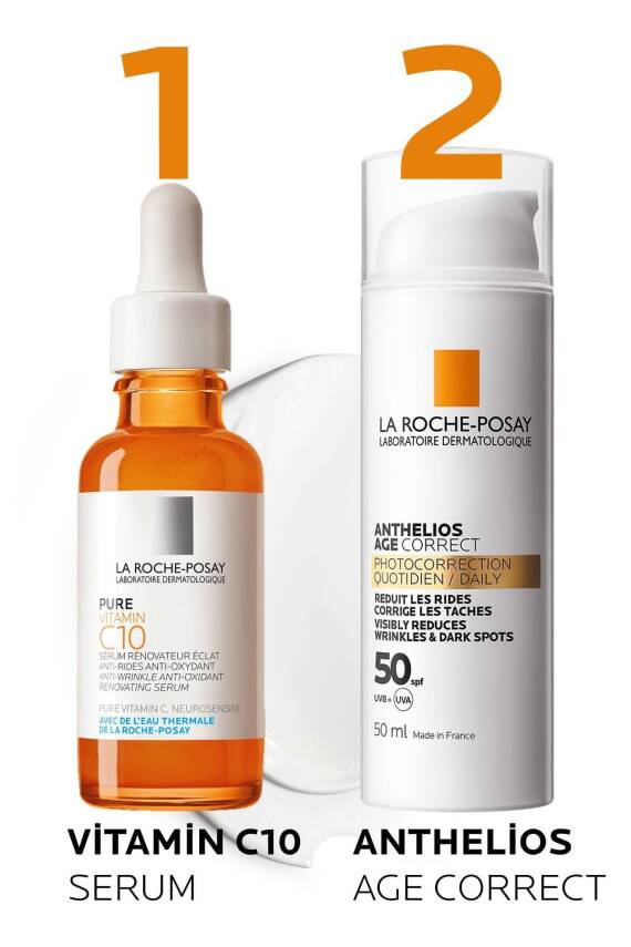 La Roche Posay Anthelios Age Correct SPF50+ Yaşlanma Karşıtı Yüz Güneş Kremi 50 ml - 6