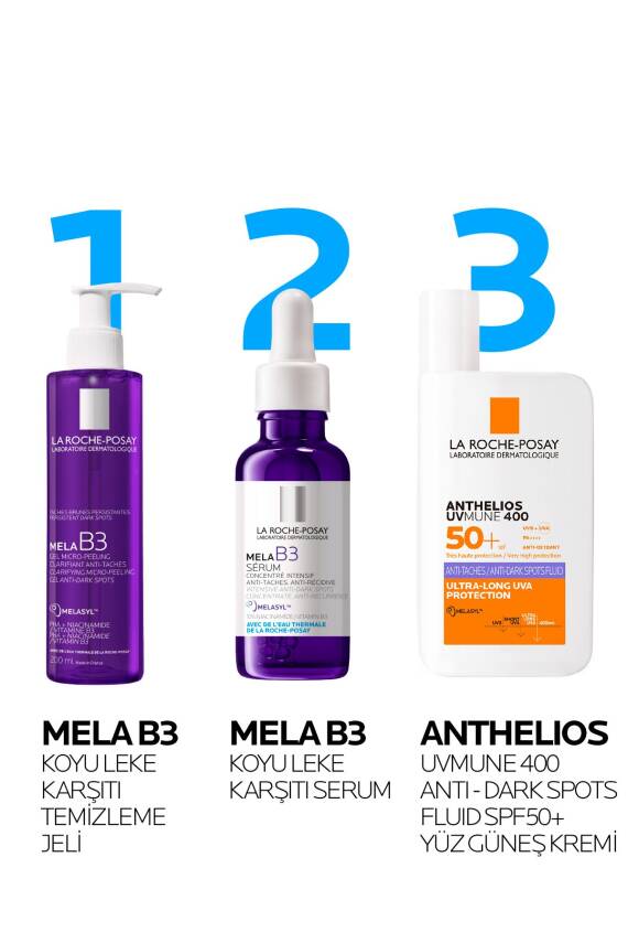La Roche Posay Anthelios Uvmune 400 Spf50+ Melasyl İçeren Koyu Leke Karşıtı Akışkan Koruyucu Yüz Güneş Kremi 50ML - 8