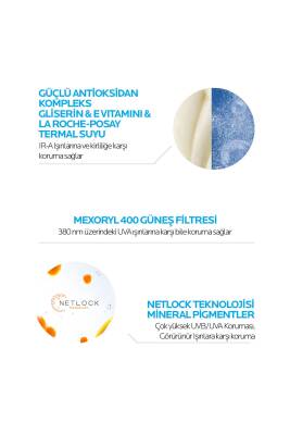 La Roche Posay Anthelios Uvmune Fluide SPF+50 Tüm Ciltler İçin Yüksek Korumalı Renkli Yüz Güneş Kremi 50ml - 3