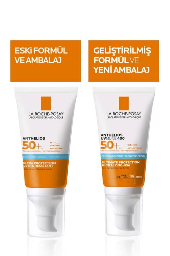 La Roche Posay Anthelios Uvmune Spf+50 Hassas Ciltler Için Yüksek Korumalı Yüz Güneş Kremi - 6