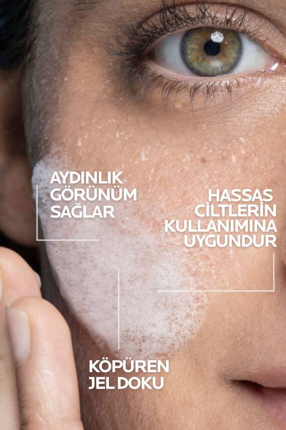 La Roche Posay C Vitamini İçerikli Işıltı Veren Yüz Temizleme Jeli - 6