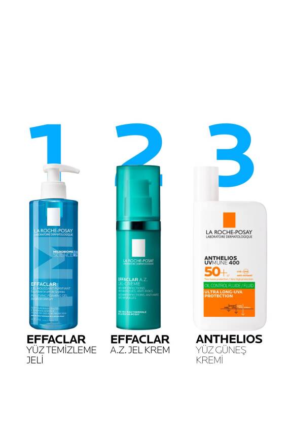 La Roche Posay Effaclar A.Z. %10 Azelaik Asit İçeren Sivilce & Sivilce İzi & Kırışıklık Karşıtı Jel Krem 40ml - 8