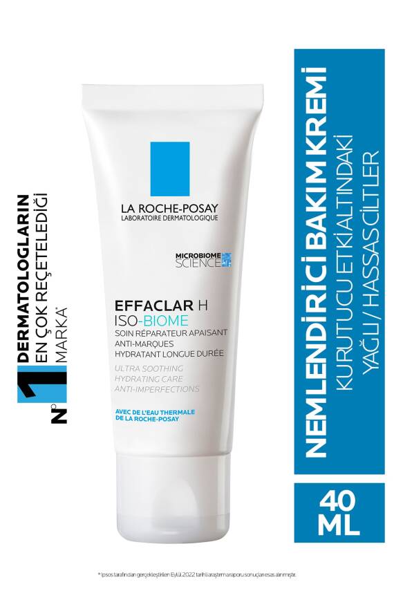 La Roche Posay Effaclar H Isobiome Cream 40 ml -Nemlendirici Bakım Kremi - 1