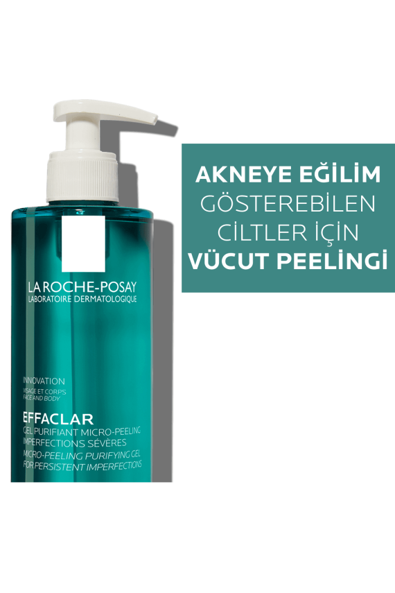 La Roche Posay Effaclar Mikro-peeling Arındırıcı Jel 400 ml - 2
