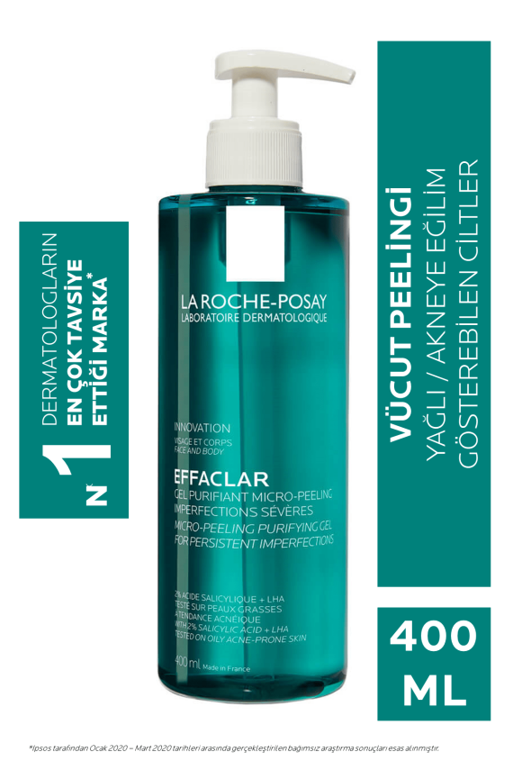 La Roche Posay Effaclar Mikro-peeling Arındırıcı Jel 400 ml - 1