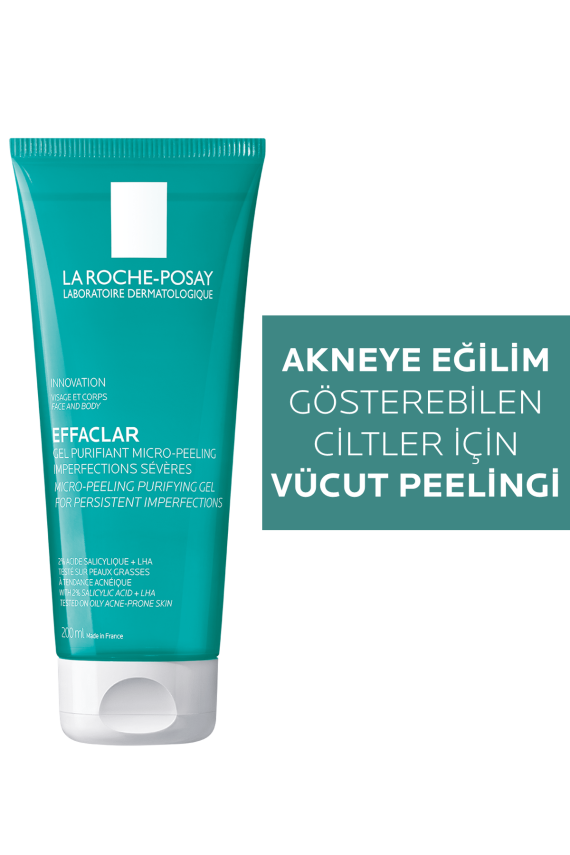 La Roche Posay Effaclar Mikro Peeling Jel Yüz Ve Vücut 200 ml - 3