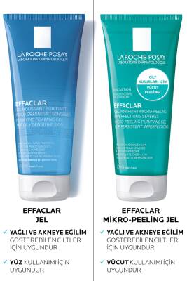 La Roche Posay Effaclar Mikro Peeling Jel Yüz Ve Vücut 200 ml - 5